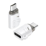 Perėjimas USB micro → USB C (K-L) baltas (white) XO NB256H